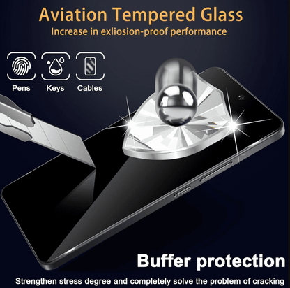 Samsung Galaxy A51 Privacy Tempered Glass Screen Protector (2 Pack) – 9H HD Anti-Spy, 2.5D Rounded Edge, Impact & Scratch Resistant