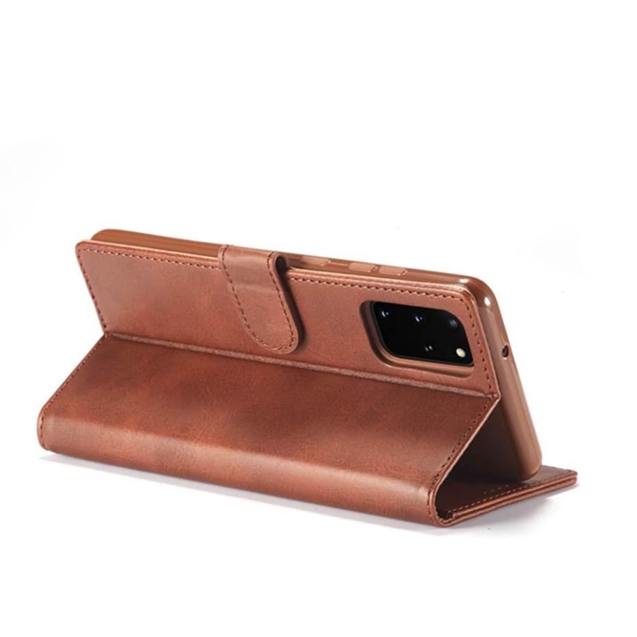 Synthetic Leather Flip Case for Samsung Galaxy Note 10 Plus