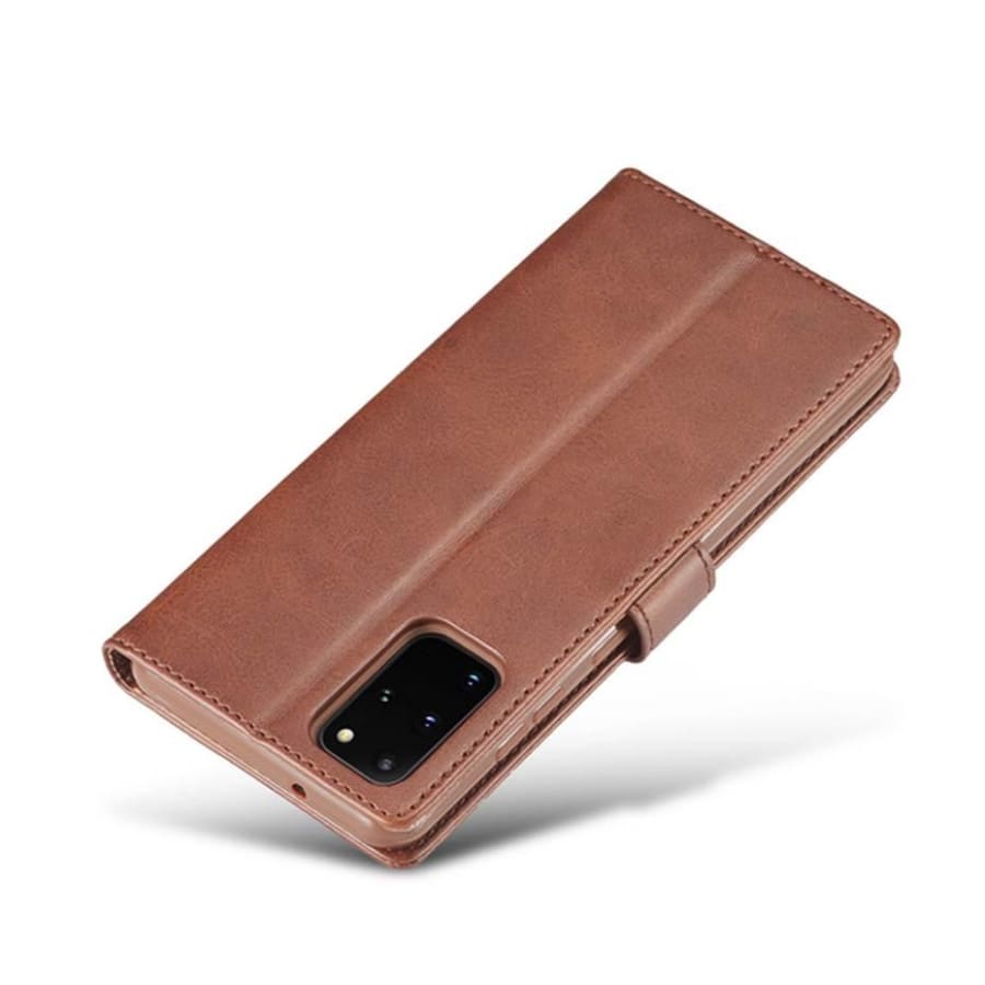Synthetic Leather Flip Case for Samsung Galaxy Note 10 Plus