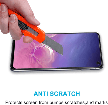 Samsung Galaxy S10E Tempered Glass Screen Protector (2 Pack) – 9H HD Clear 2.5D Rounded Edge