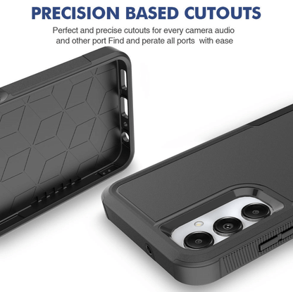 Samsung Galaxy S20 FE Dual Layer Armor Hard Case – Black