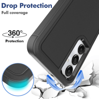 Samsung Galaxy S20 FE Dual Layer Armor Hard Case – Black