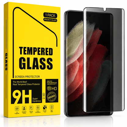 Samsung Galaxy S21 Ultra Privacy Tempered Glass Screen Protector – 9H HD Anti-Spy, 2.5D Rounded Edge, Impact & Scratch Resistant