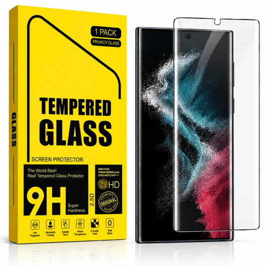Samsung Galaxy S21 Ultra Clear Tempered Glass Screen Protector – 9H HD, 2.5D Rounded Edge, Impact & Scratch Resistant
