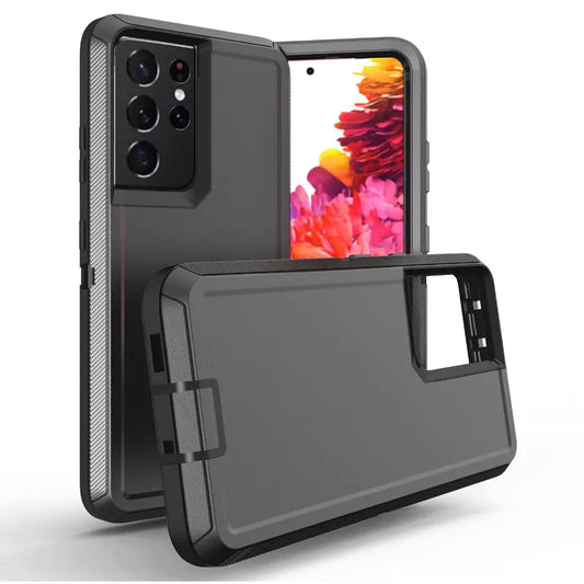 Samsung Galaxy S21 Ultra Triple Layer Armor Hard Case | 3-Layer Armor PC TPU Cover