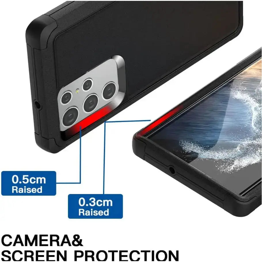 Samsung Galaxy S21 Ultra Triple Layer Armor Hard Case | 3-Layer Armor PC TPU Cover