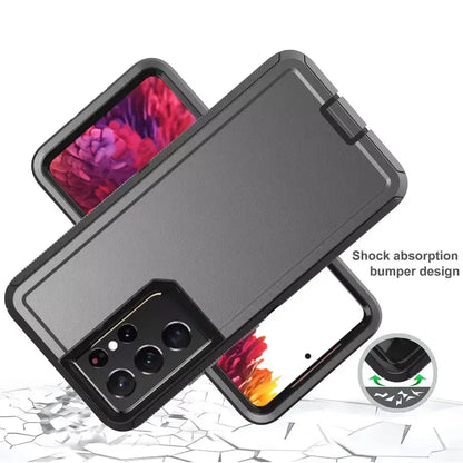 Samsung Galaxy S21 Ultra Triple Layer Armor Hard Case | 3-Layer Armor PC TPU Cover