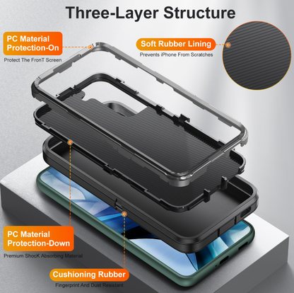 Samsung Galaxy S21 Triple Layer Armor Hard Case | 3-Layer Armor PC TPU Cover