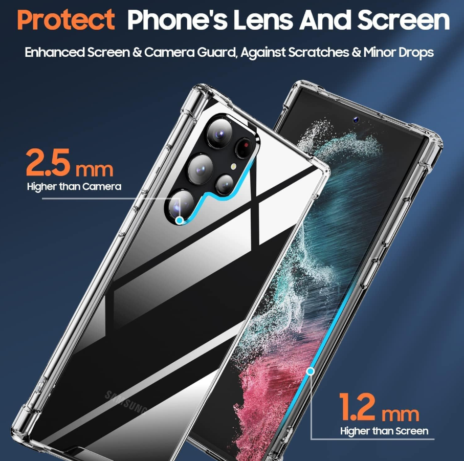 Samsung Galaxy S22 Ultra ROAR Armor Gel HD Clear Case