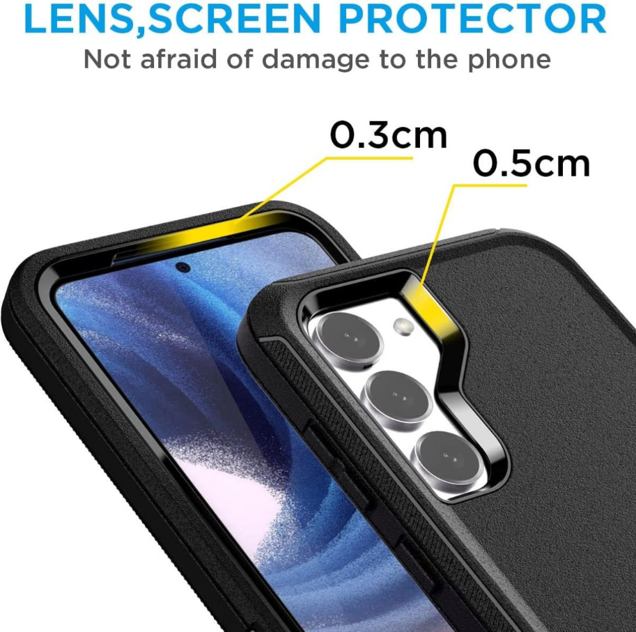 Samsung Galaxy S23 Triple Layer Armor Hard Case | 3-Layer Armor PC TPU Cover