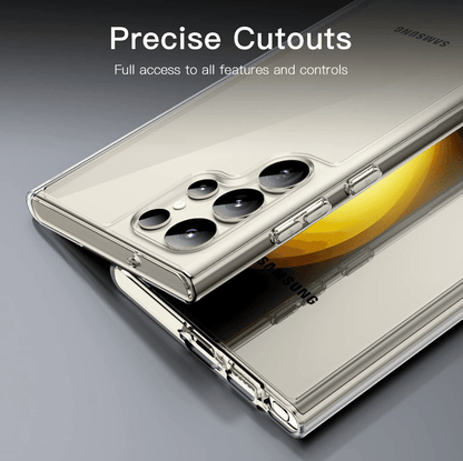 Samsung Galaxy S23 Ultra Hybrid Ultra Clear Shockproof Case – Hard Back with Soft Bumper