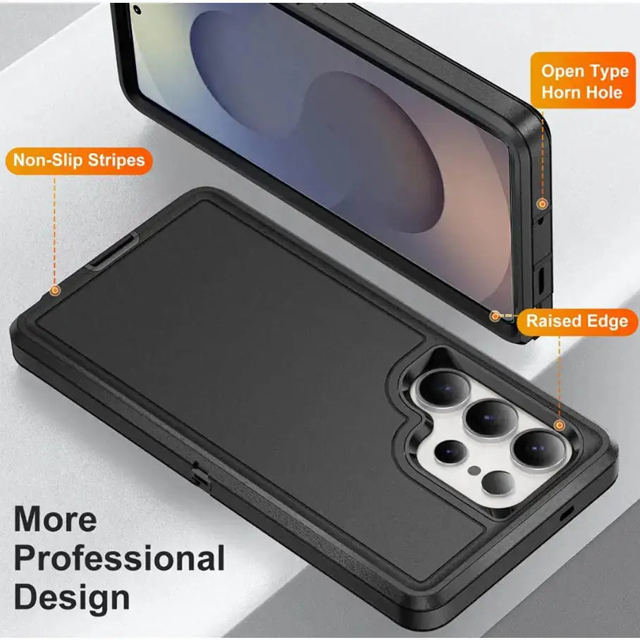 Samsung Galaxy S23 Ultra Triple Layer Armor Hard Case | 3-Layer Armor PC TPU Cover