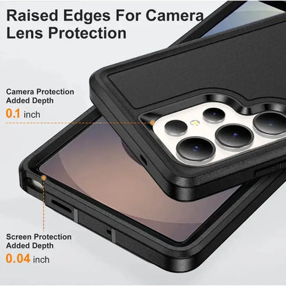 Samsung Galaxy S23 Ultra Triple Layer Armor Hard Case | 3-Layer Armor PC TPU Cover