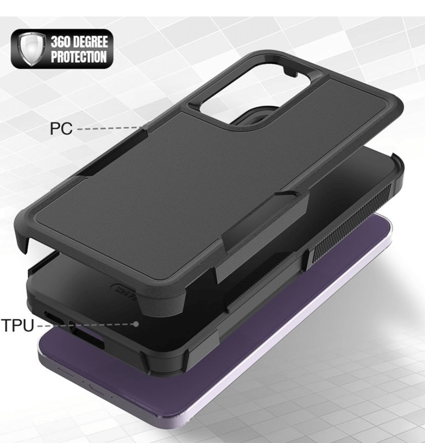 Samsung Galaxy S24 FE Dual Layer Armor Hard Case