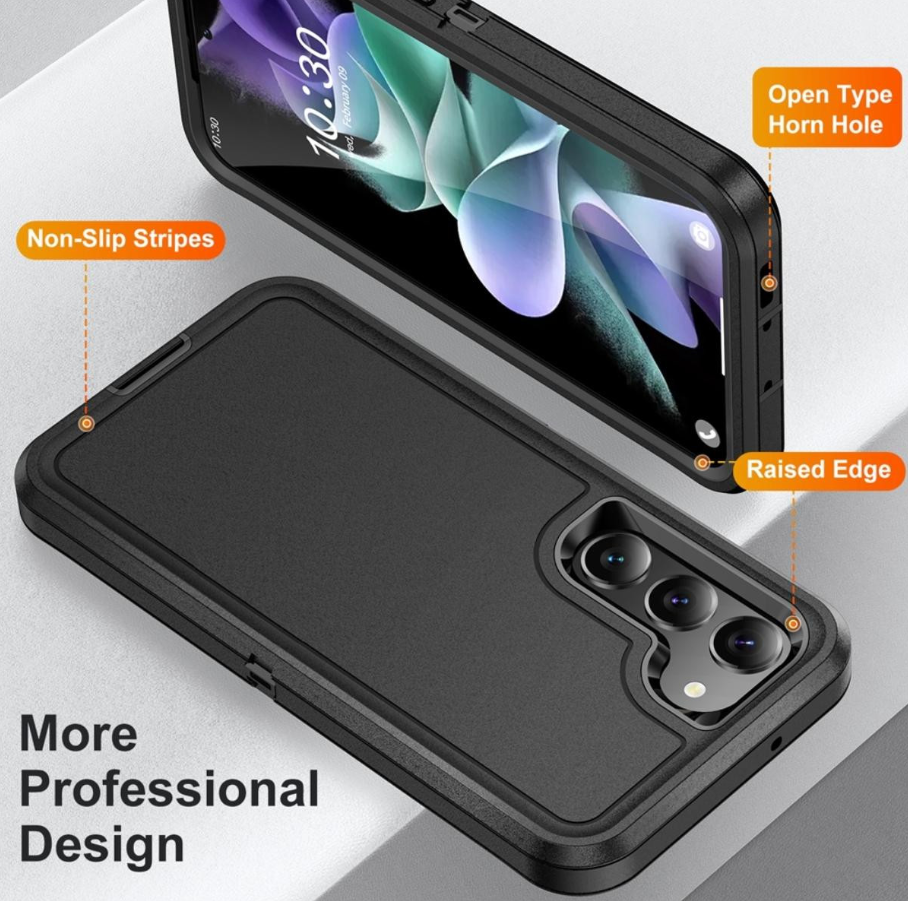 Samsung Galaxy S24 Triple Layer Armor Hard Case | 3-Layer Armor PC TPU Cover