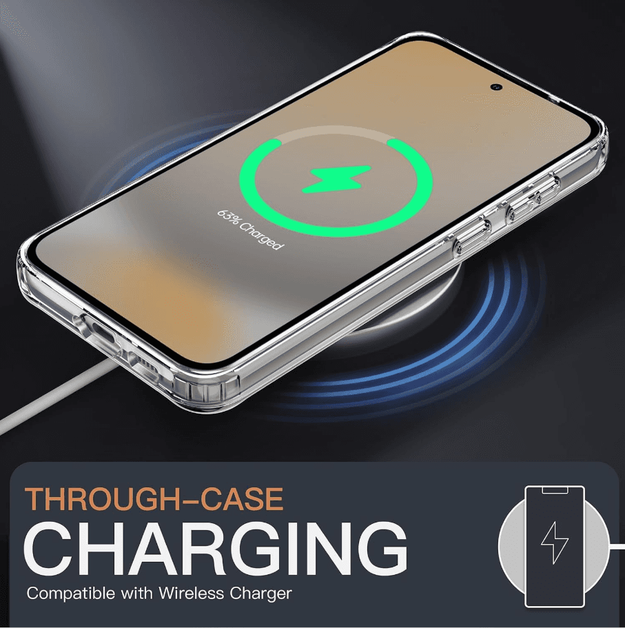 Samsung Galaxy S24 FE Hybrid Ultra Clear Shockproof Case – Hard Back with Soft Bumper