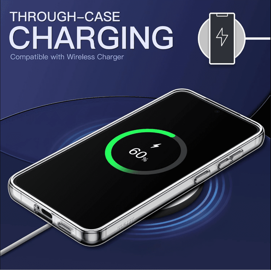 Samsung Galaxy S24 Hybrid Ultra Clear Shockproof Case – Hard Back with Soft Bumper