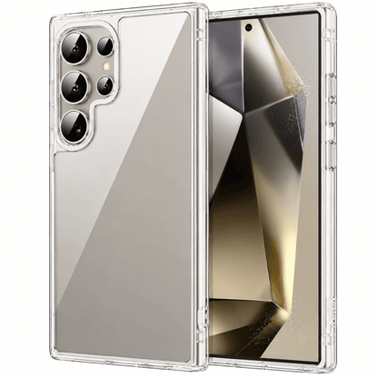 Samsung Galaxy S24 Ultra Hybrid Ultra Clear Shockproof Case – Hard Back with Soft Bumper