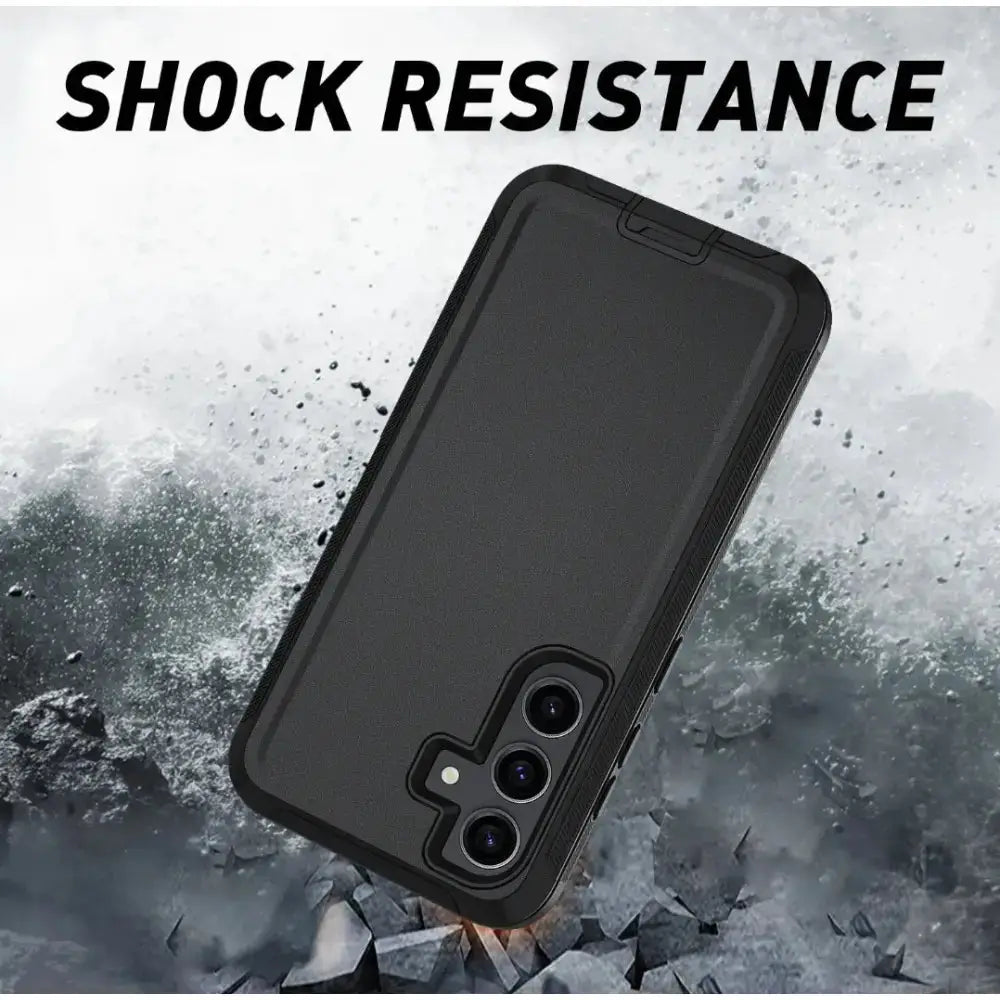 Samsung galaxy S25 FE Triple Layer Armor Hard Case | 3-Layer Armor PC TPU Cover