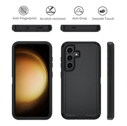 Samsung galaxy S25+ Plus Triple Layer Armor Hard Case | 3-Layer Armor PC TPU Cover