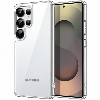 Samsung Galaxy S25 Ultra Hybrid Ultra Clear Shockproof Case – Hard Back with Soft Bumper
