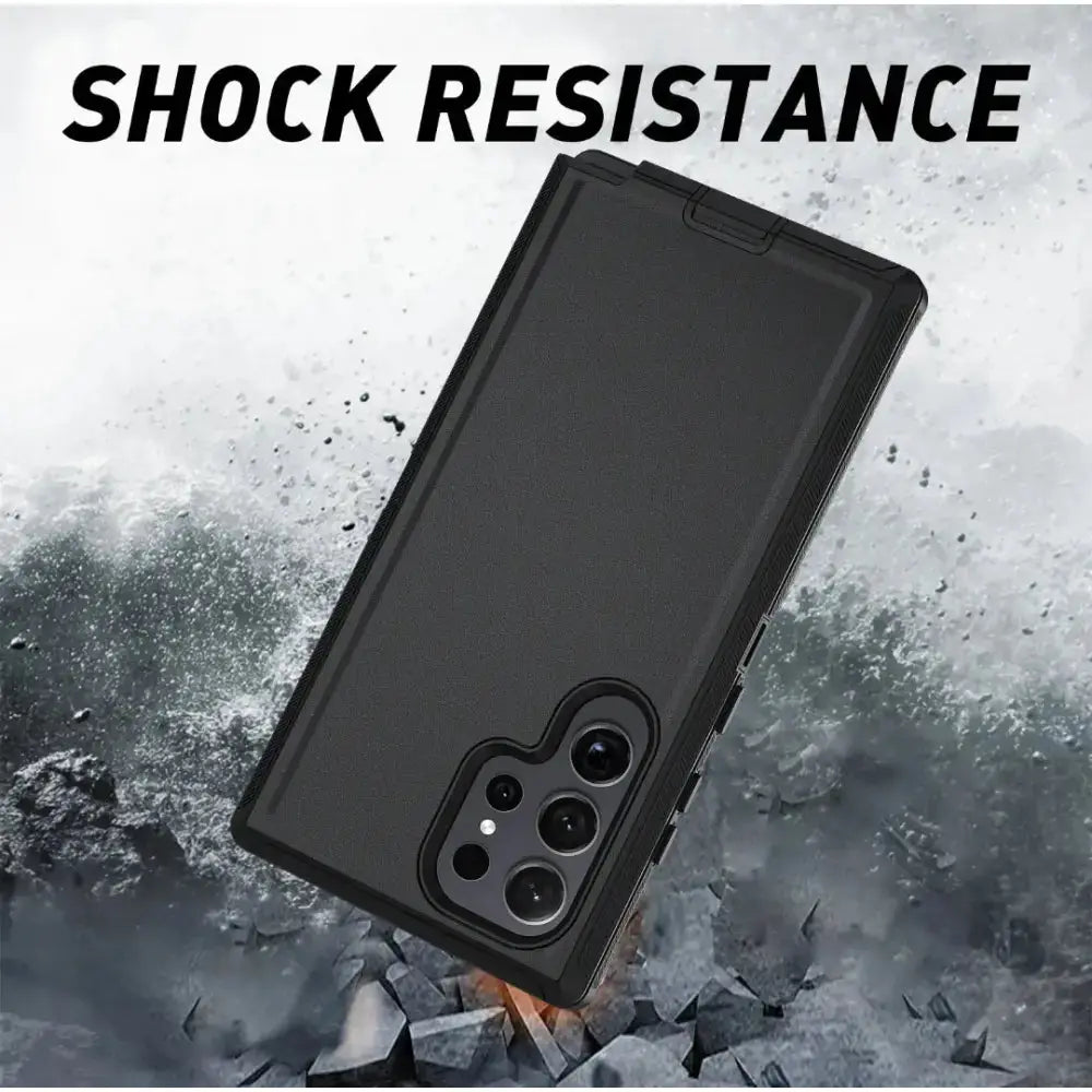 Samsung galaxy S25 Ultra Triple Layer Armor Hard Case | 3-Layer Armor PC TPU Cover