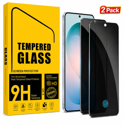 Samsung Galaxy S26+ Plus Privacy Tempered Glass Screen Protector (2 Pack) – 9H HD Anti-Spy, 2.5D Rounded Edge, Impact & Scratch Resistant