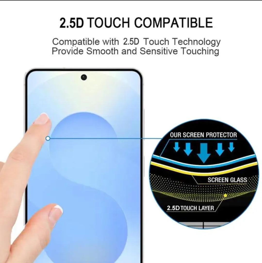 Samsung Galaxy S26 Ultra Clear Tempered Glass Screen Protector – 9H HD, 2.5D Rounded Edge, Impact & Scratch Resistant