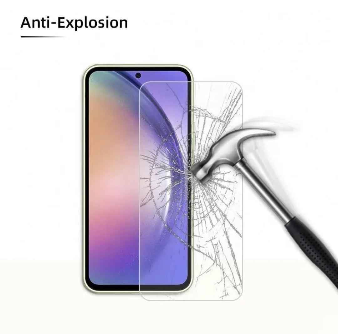 Samsung Galaxy S26 FE Clear Tempered Glass Screen Protector – 9H HD, 2.5D Rounded Edge, Impact & Scratch Resistant