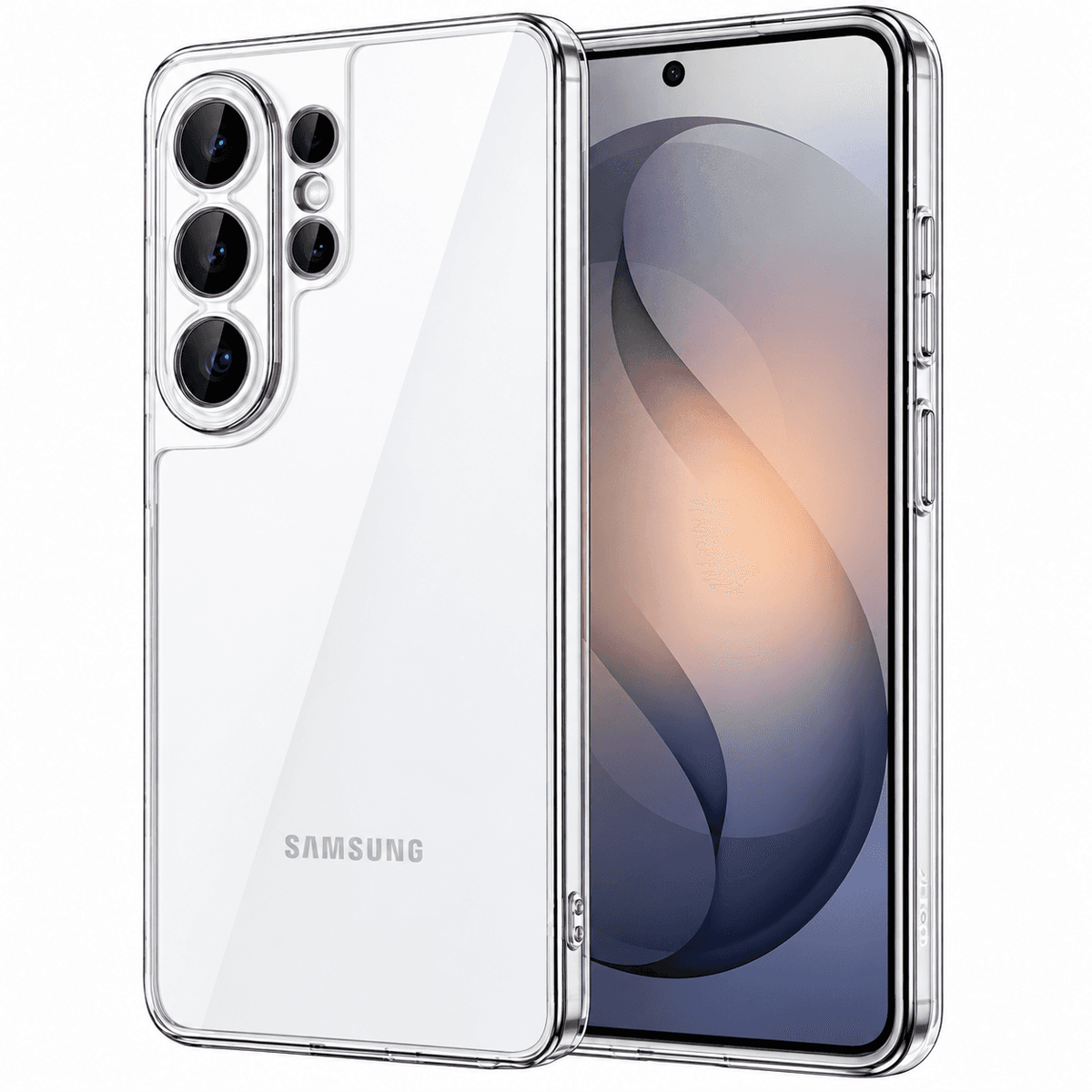 Samsung Galaxy S26 Ultra Hybrid Ultra Clear Shockproof Case – Hard Back with Soft Bumper