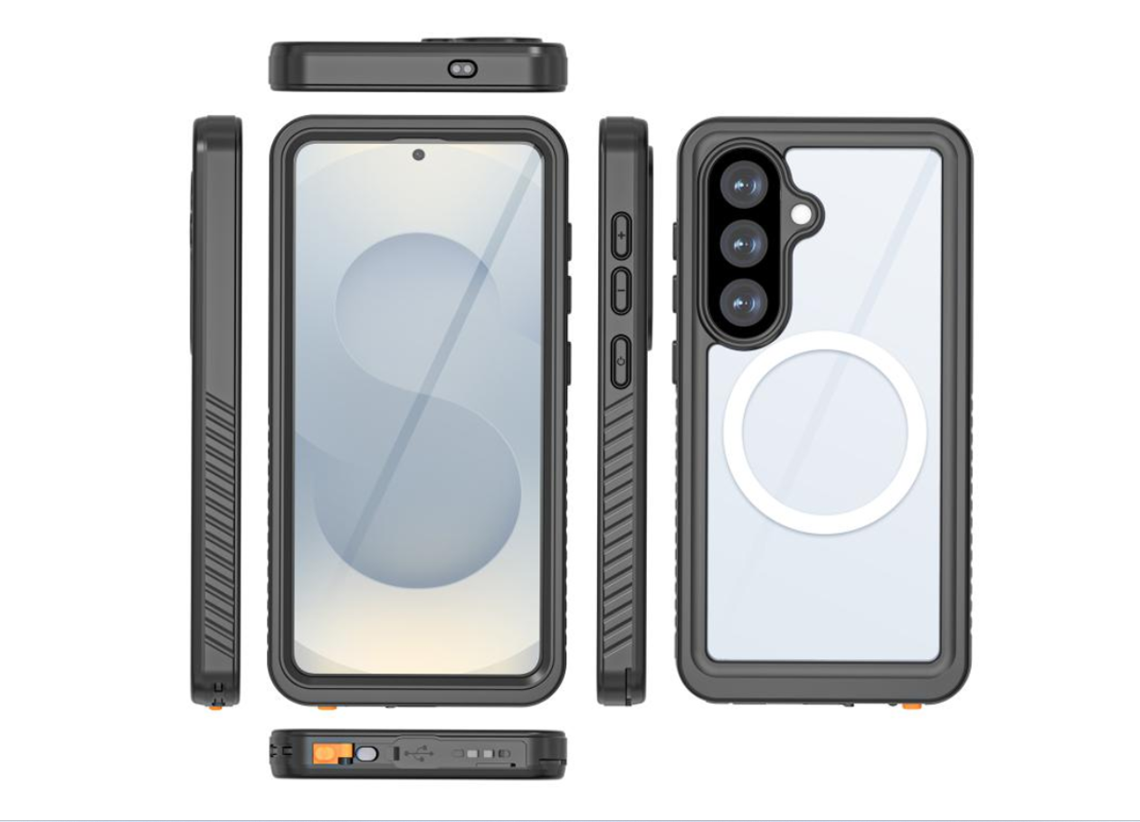 Waterproof & Shockproof Case for Samsung Galaxy S26 Plus – Clear Protective Cover