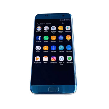 Samsung Galaxy S7 Edge 32GB Blue Topaz - As New - Preowned
