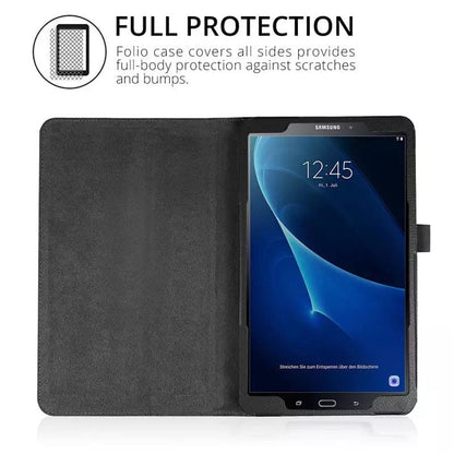 Synthetic Leather Cover for Samsung Galaxy Tab A 10.1” (2016) - T580/T585 (Black)
