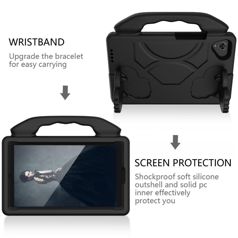 EVA Protective Case for Samsung Galaxy Tab A9+ 11" – Tablet Cover with Handle & Thumbs up Stands Kickstand