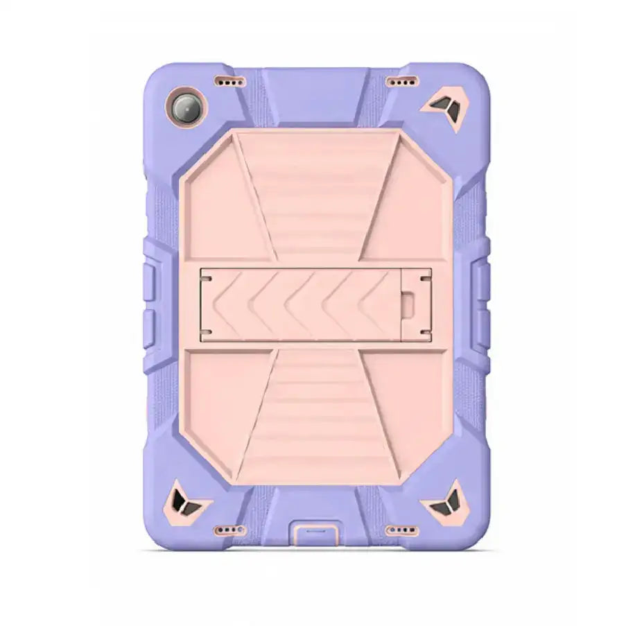 Samsung Galaxy Tab A11 Rugged Shockproof Case with Kickstand (Pink)