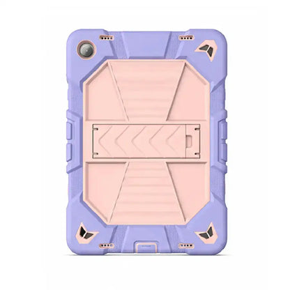 Samsung Galaxy Tab A11 Rugged Shockproof Case with Kickstand (Pink)