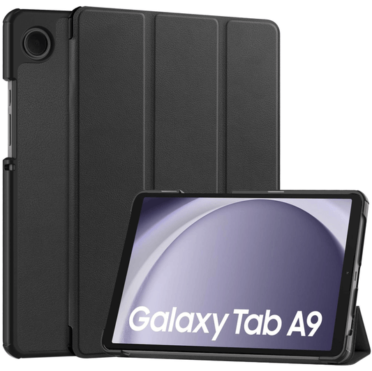 Samsung Galaxy Tab A9 8.7 Trifold Folio Stand Slim PU Leather Magnetic Flip Cover Case