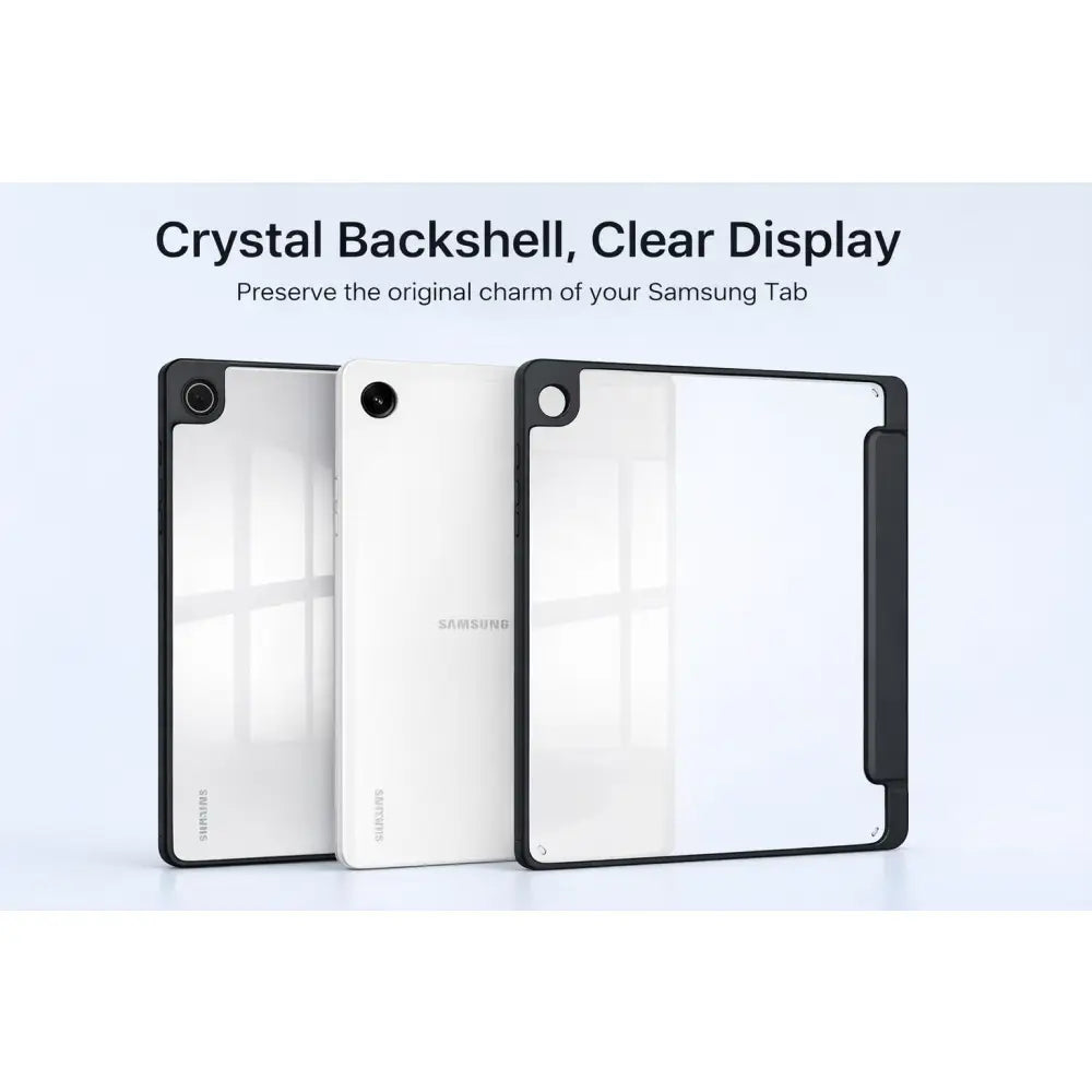 Samsung Galaxy Tab A9 Clear Back Acrylic Case – Transparent Slim Shockproof Cover