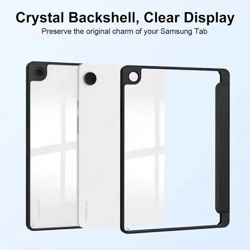 Samsung Galaxy Tab A9+ Clear Back Acrylic Case – Transparent Slim Shockproof Cover