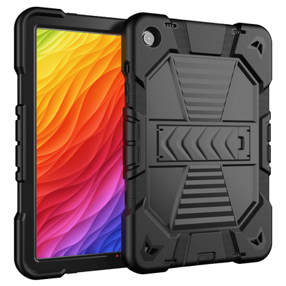 Samsung Galaxy Tab A11+ Rugged Shockproof Case with Kickstand (Black)