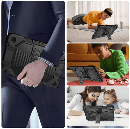 Samsung Galaxy Tab A9+ Rugged Shockproof Case with Kickstand (Black)