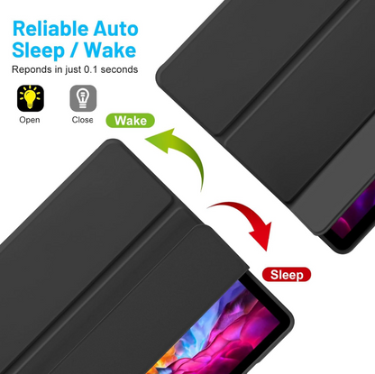 Ultra-Thin PU Leather Magnetic Case with Pencil Holder for Samsung Galaxy Tab A9+ – Full Body Protective Folio Cover