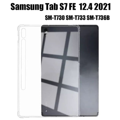 Clear Cover for Samsung Galaxy Tab S7 FE 12.4” (2021) - T730/T733/T735