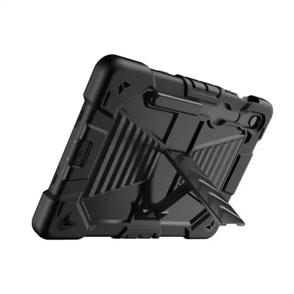Samsung Galaxy Tab S8 Rugged Shockproof Case with Kickstand (Black)
