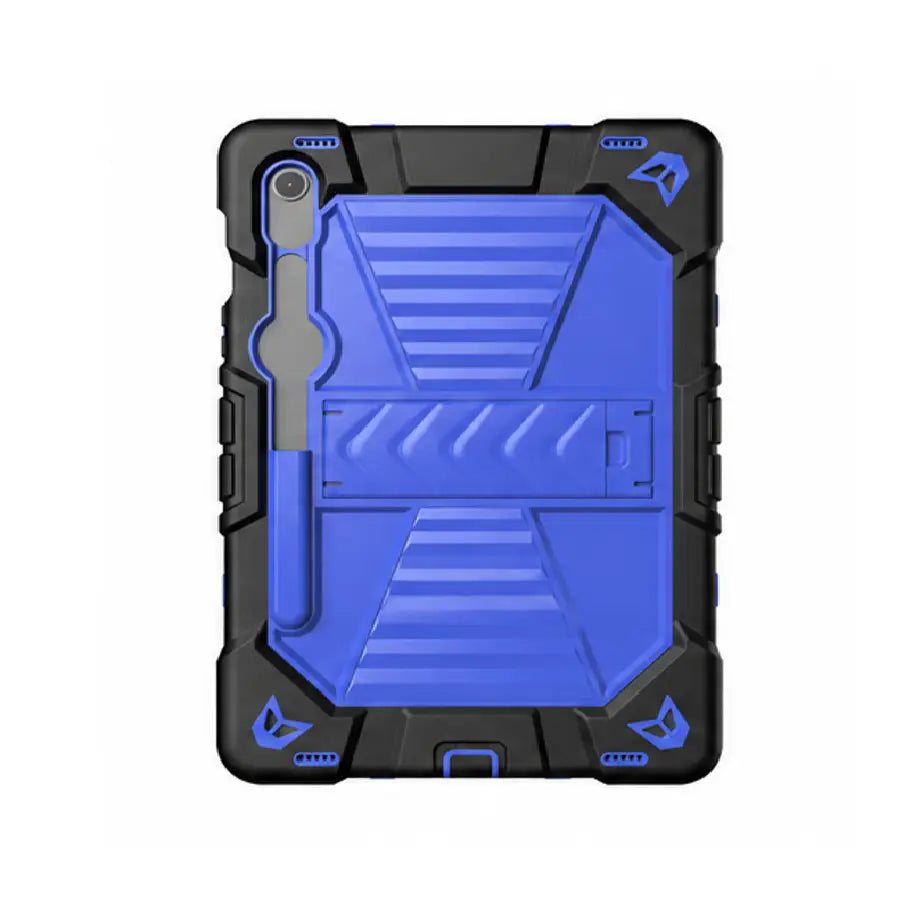 Samsung Galaxy Tab S8 Rugged Shockproof Case with Kickstand (Blue)