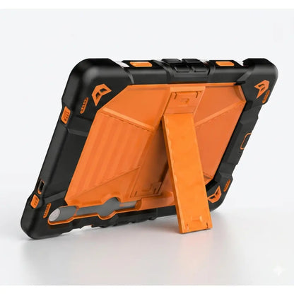 Samsung Galaxy Tab S8 Rugged Shockproof Case with Kickstand (Orange)