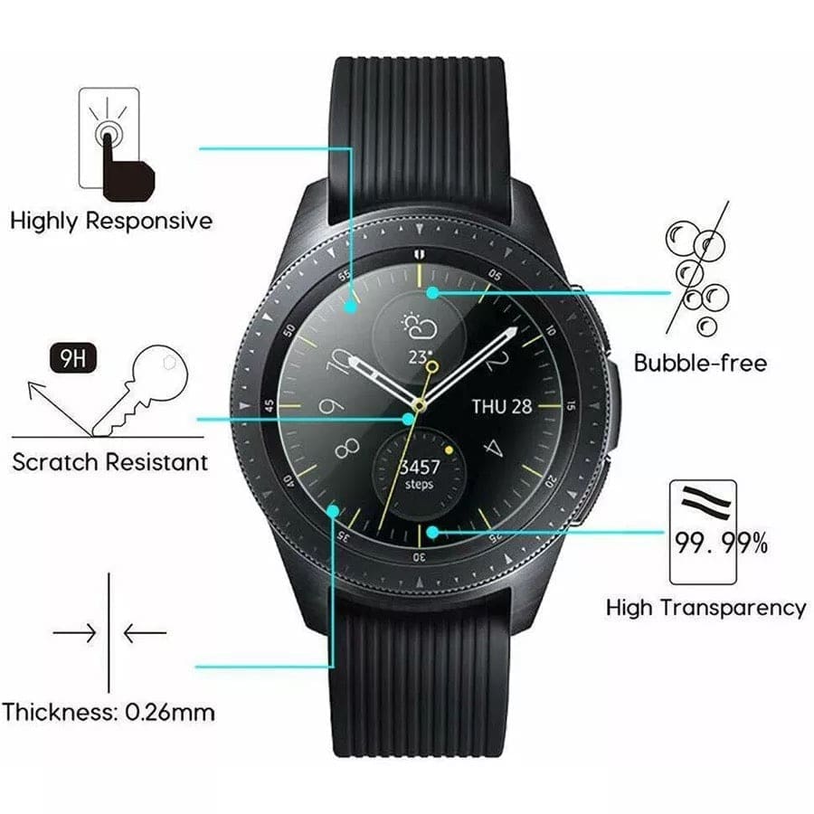 Screen Protectors for Samsung Galaxy Watch (42mm) (Pack of 4)