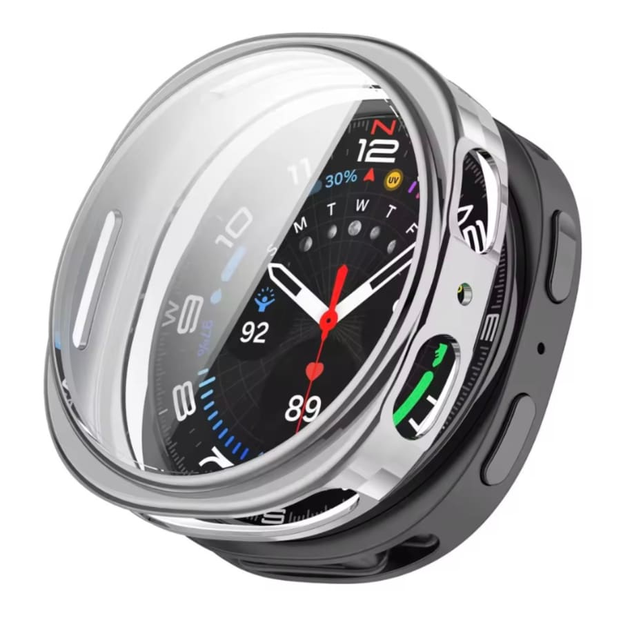 Samsung Galaxy Watch 8 (44mm) - Protective Case (Silver)