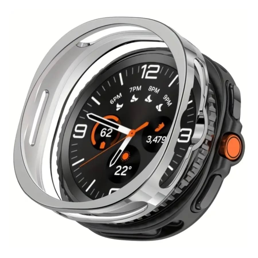 Samsung Galaxy Watch 8 Classic - Protective Case (Silver)