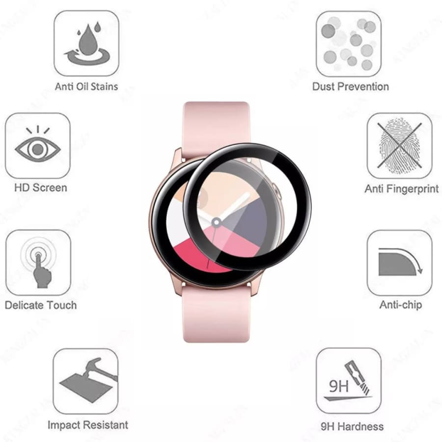Samsung Galaxy Watch Active 2 (40mm) - Screen Protectors (Pack of 2)